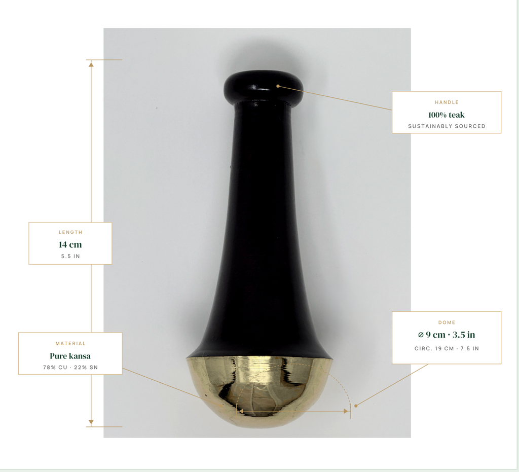 Kansa Foot Massage Wand