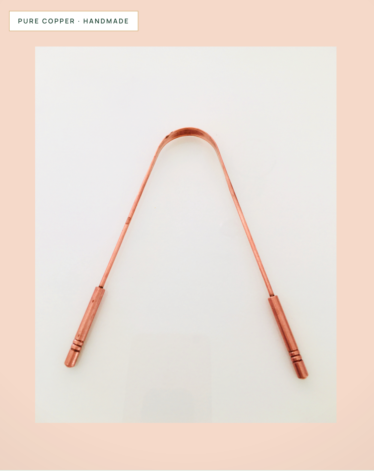 Copper Tongue Scraper