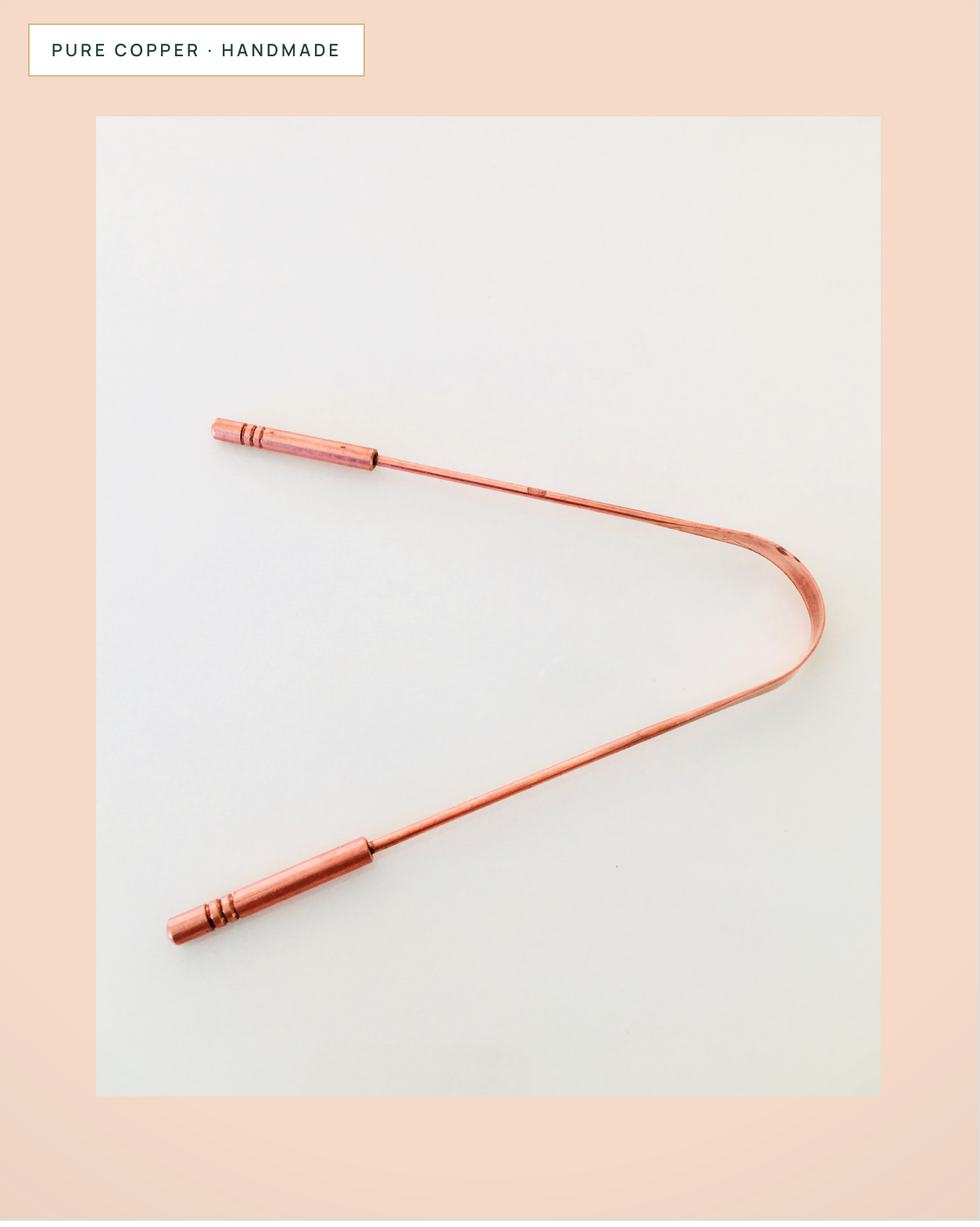 Copper Tongue Scraper