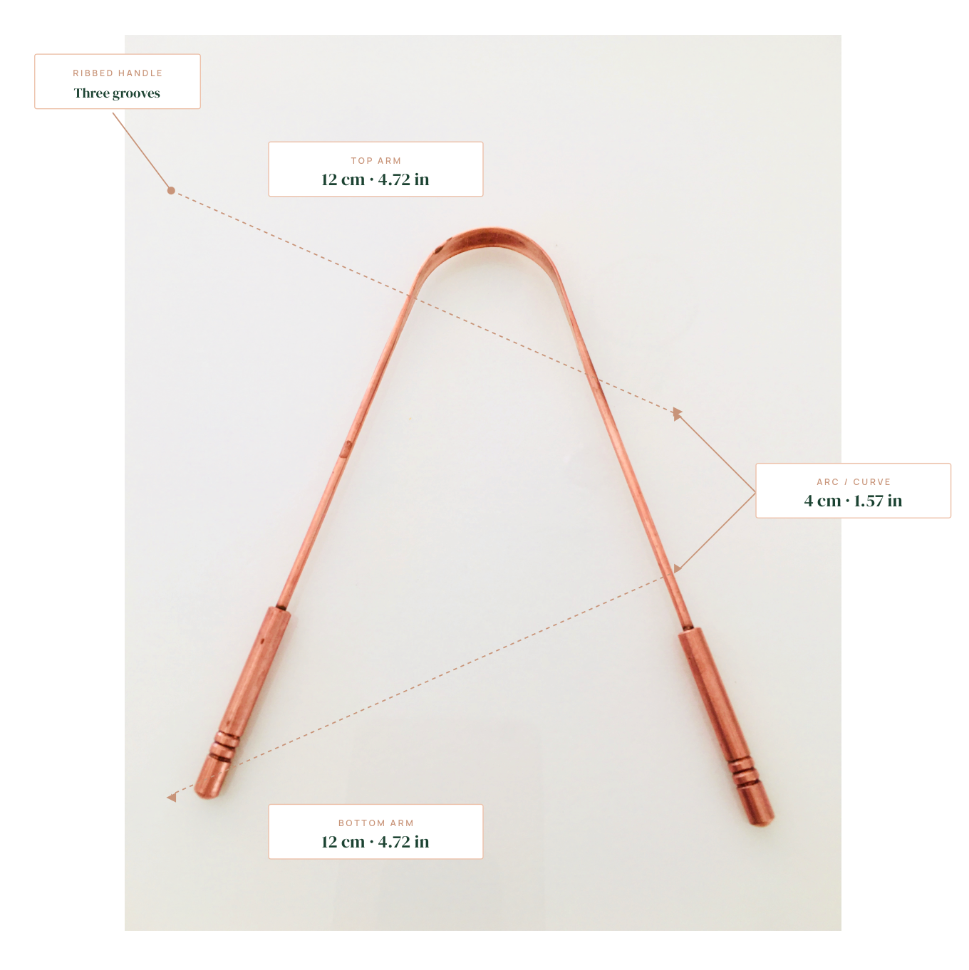 Copper Tongue Scraper